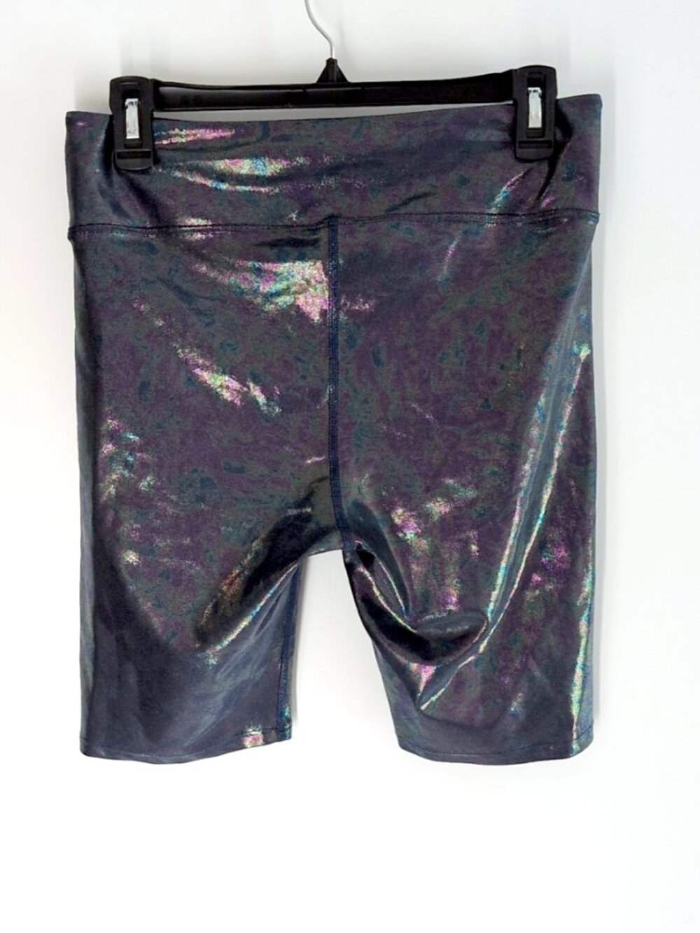 Heroine Sport Marvel bike shorts Slick Navy XL iridescent blue gym high rise - Picture 4 of 6
